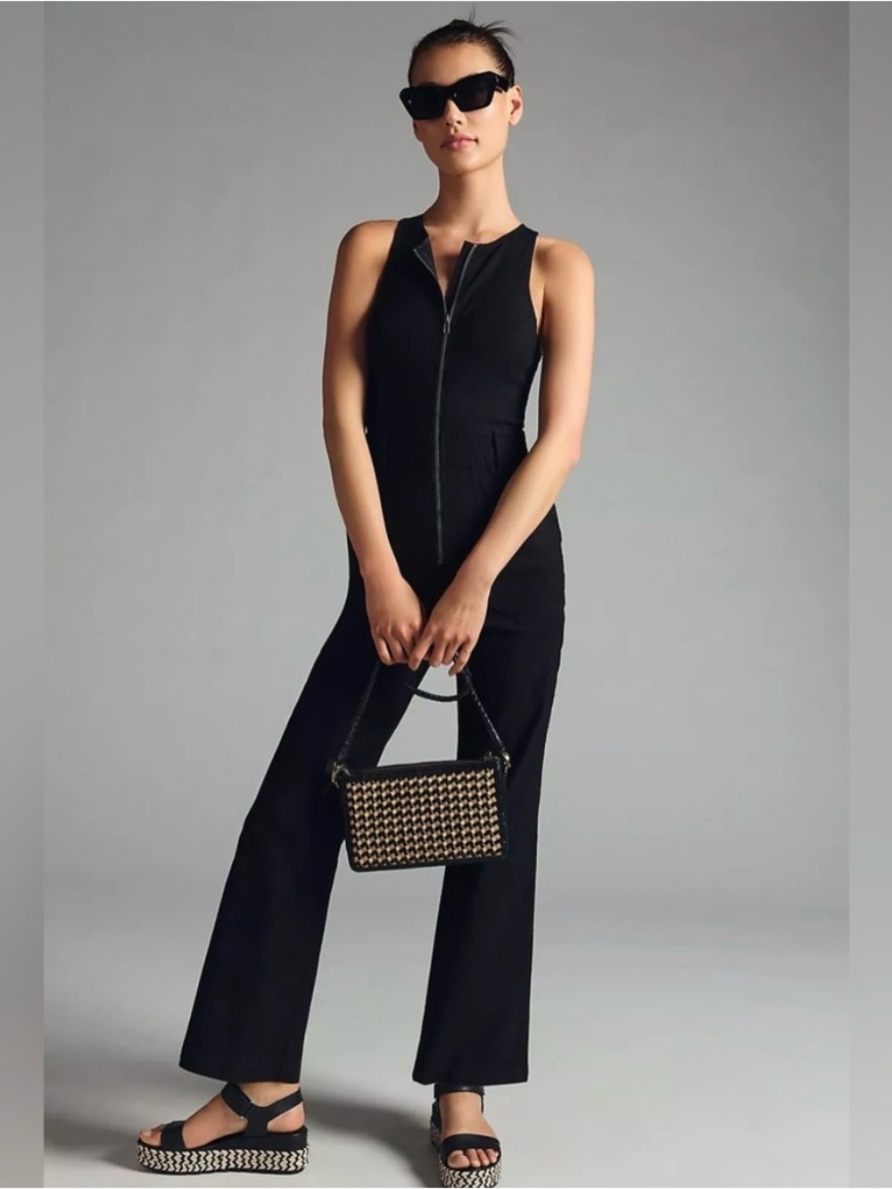 The Naomi Workwear Jumpsuit by Maeve Anthropologie Sz US 8 UK 12